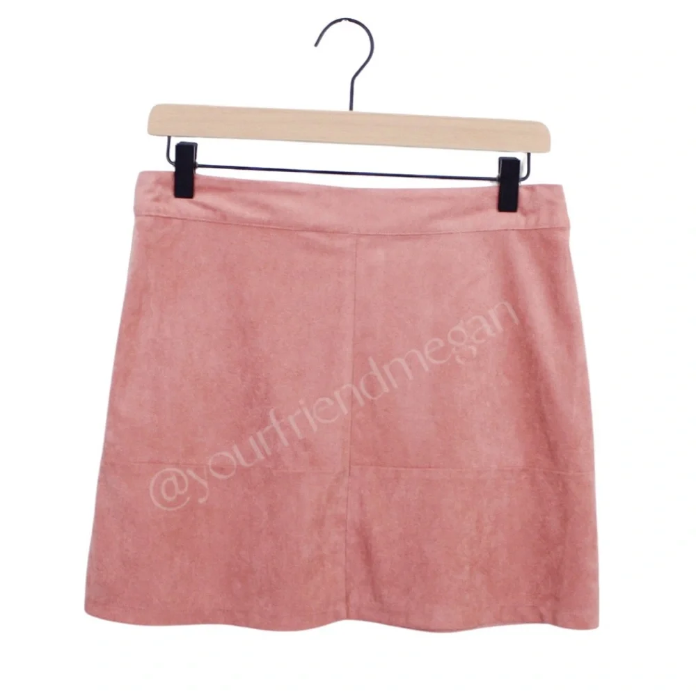 Lulus Shenandoah Mauve Suede Mini Skirt - Picture 4 of 8